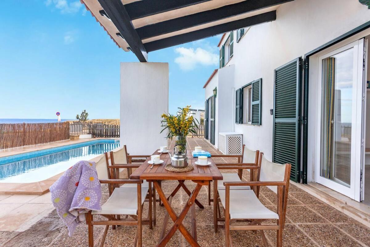 Villa Victor - Primera Linea Mar, Vista A Puesta De Sol Cala'N Blanes  ภายนอก รูปภาพ