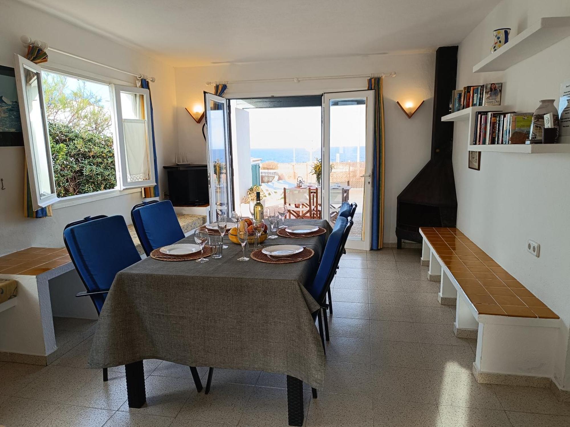 Villa Victor - Primera Linea Mar, Vista A Puesta De Sol Cala'N Blanes  ภายนอก รูปภาพ